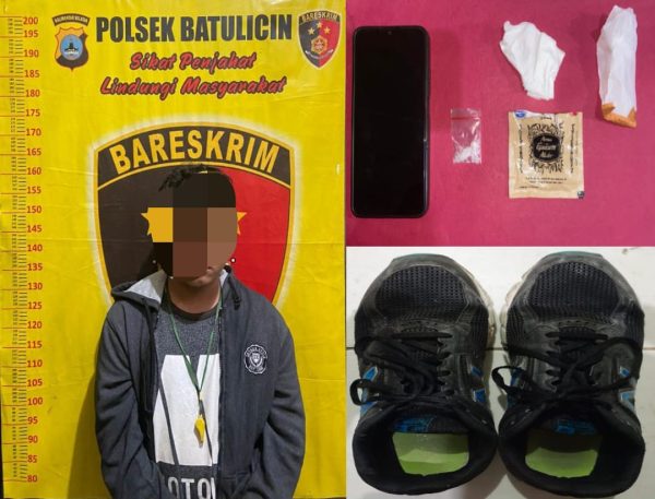 Simpan Sabu Dalam Sepatu, Pria di Batulicin Dibekuk Polres Tanbu