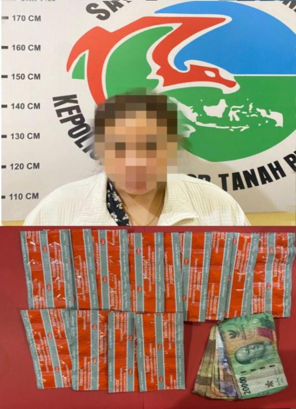 Kantongi Ratusan Obat Keras, Wanita di Tanbu Diamankan Polres Tanbu