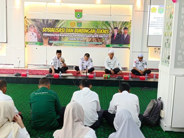 Optimalisasi Perkebunan Sawit Rakyat, Pemkab Tanbu Gelar Bimtek Tim Pendataan