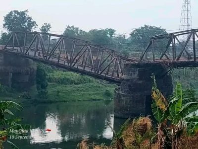 Rangka Jembatan Lama Kertosono Putus, Berharap Ada Perbaikan Segera