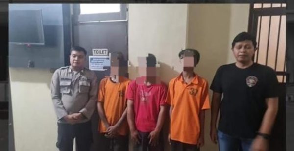 Gercep, Polres Nganjuk Amankan Tiga Pelaku Penganiayaan Hingga Korban Meninggal di Begadung