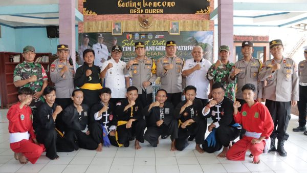 Cek Kesiapan Lomba Anugerah Patriot Jawi Wetan II 2024, Kapolres Nganjuk: Salut Dengan Kerukunan Antarperguruan Silat Binaan Tiga Pilar