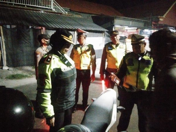 Polres Nganjuk Gelar Patroli Skala Besar, Ciptakan Kamtibmas Hingga Pelosok Desa