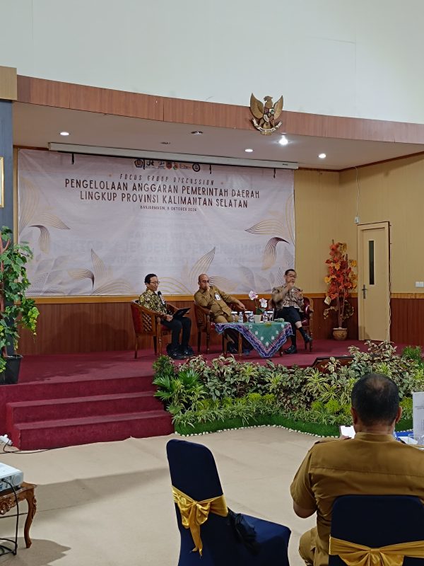 Tanbu Ikuti FGD Pengelolaan Anggaran Pemda Kanwil DPJb Kalsel