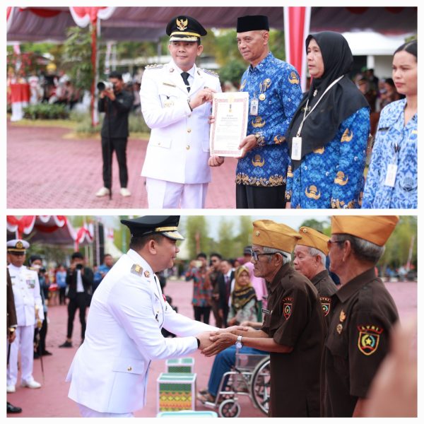 HUT ke-80 RI, Bupati Andi Rudi Latif Serahkan Berbagai Bantuan dan Penghargaan