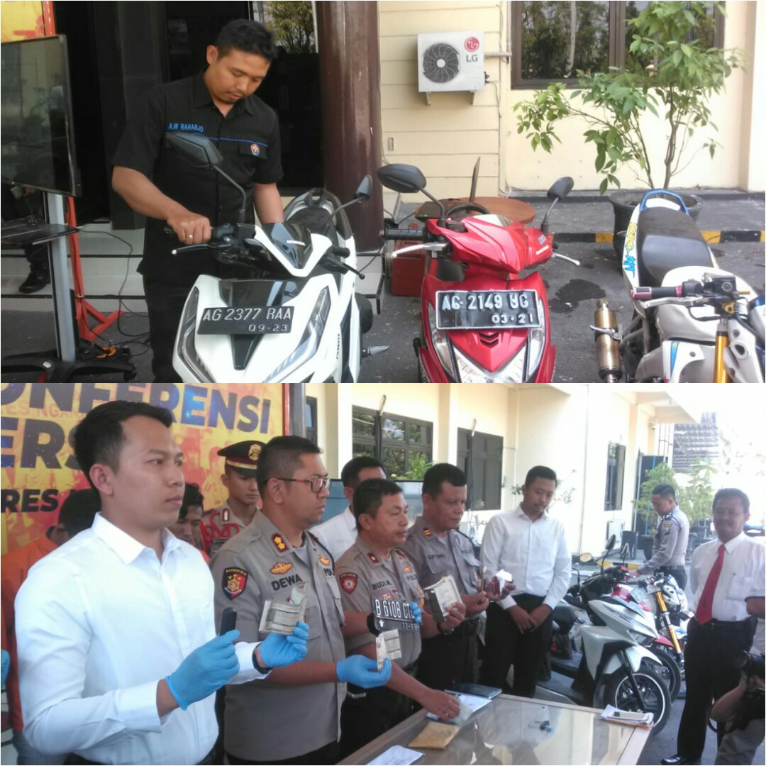 Komplotan Pencuri Motor Berhasil Dilumpuhkan Polisi