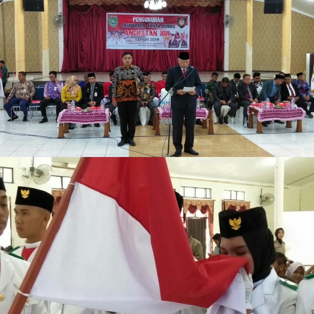 Pengukuhan Paskibraka Kabupaten Tanah Bumbu