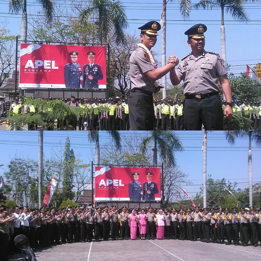 Isak Tangis Warnai Penyambutan Dan Pelepasan Kapolres Nganjuk