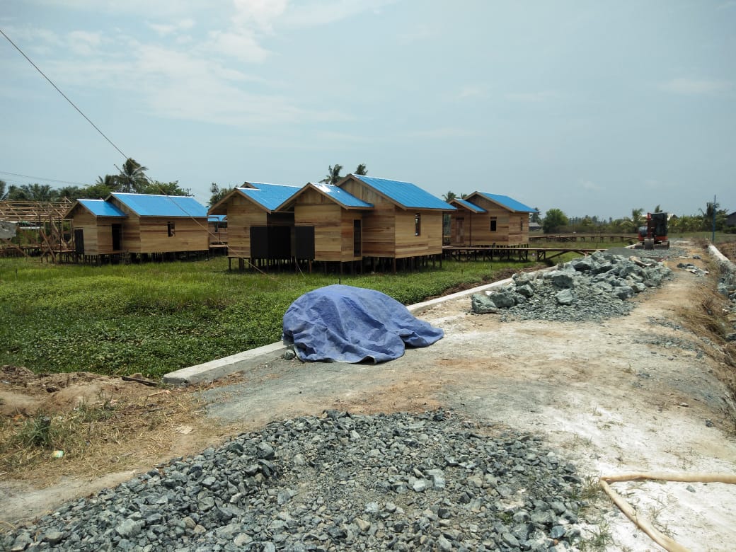 Bupati Bantu Rumah Prasejahtera, Kecamatan Kusan Hilir