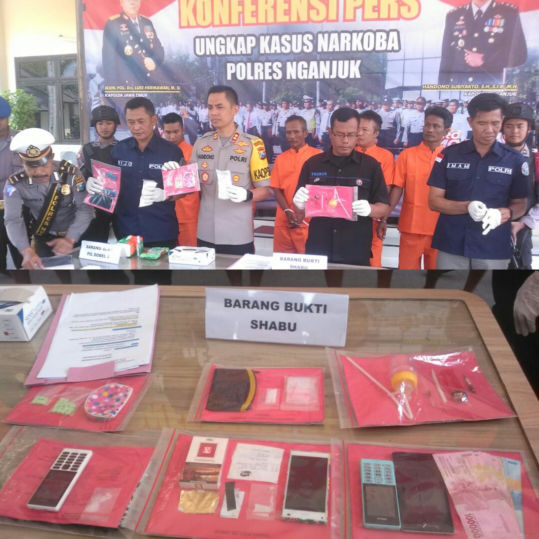 Polres Kembali Ungkap 5 Kasus Narkoba dengan 5 Pelakunya