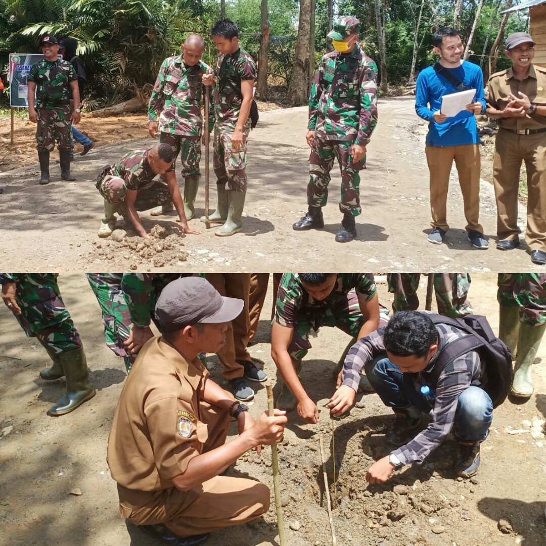 Hasil TMMD ke-107 Kodim 1002/Barabai Diperiksa oleh Dinas PU HST