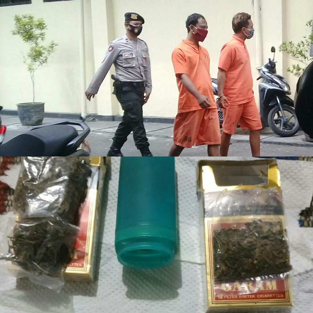 Petugas Amankan Pengedar Shabu dan Ganja