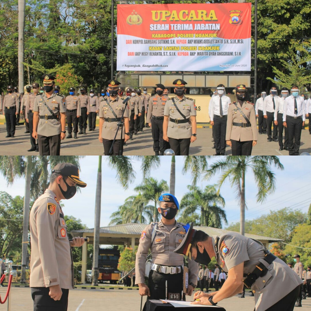 Sertijab Kabag dan Kasat Dalam Cuaca Pancaroba