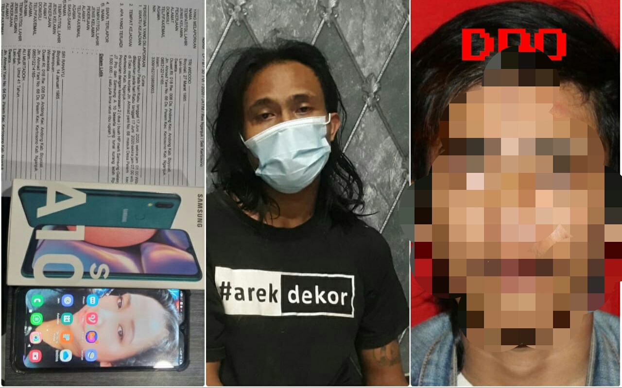 Polisi Tangkap Rampok Toko Baju Kertosono