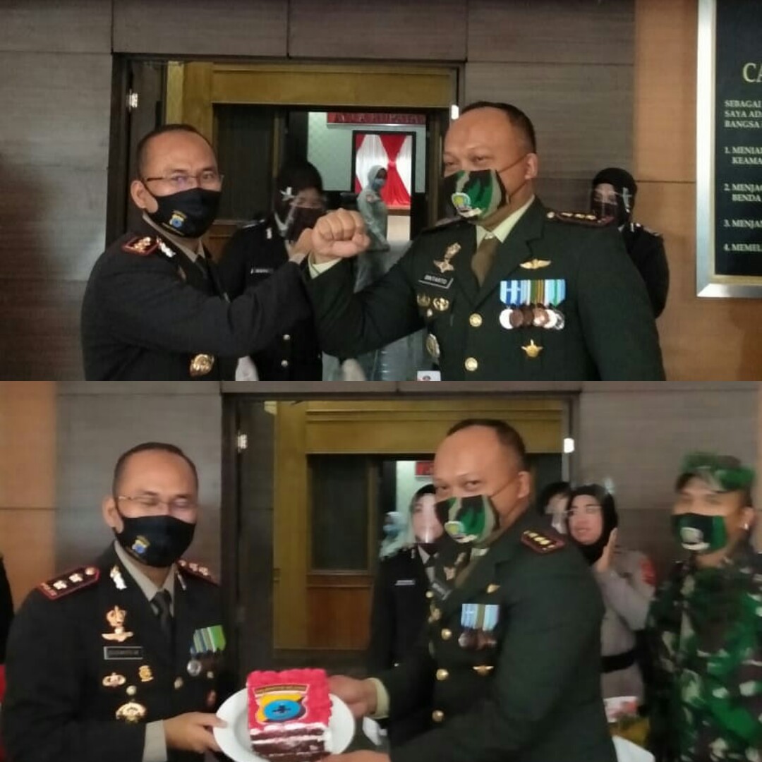 Dandim 1022 Tanah Bumbu Ucapkan Selamat Hari Bhayangkara yang ke-74