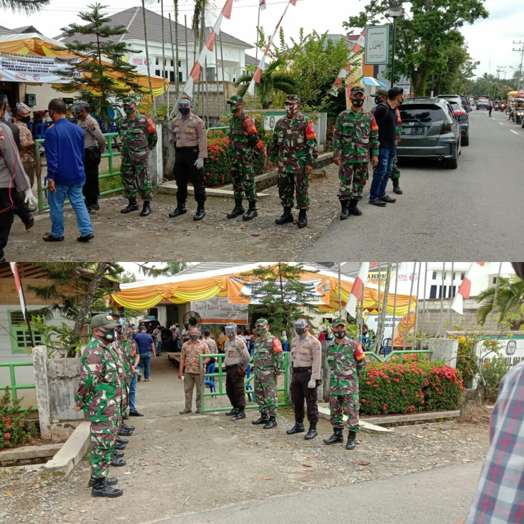 Aparat Gabungan Amankan Proses Pendaftaran Bakal Calon Bupati HST