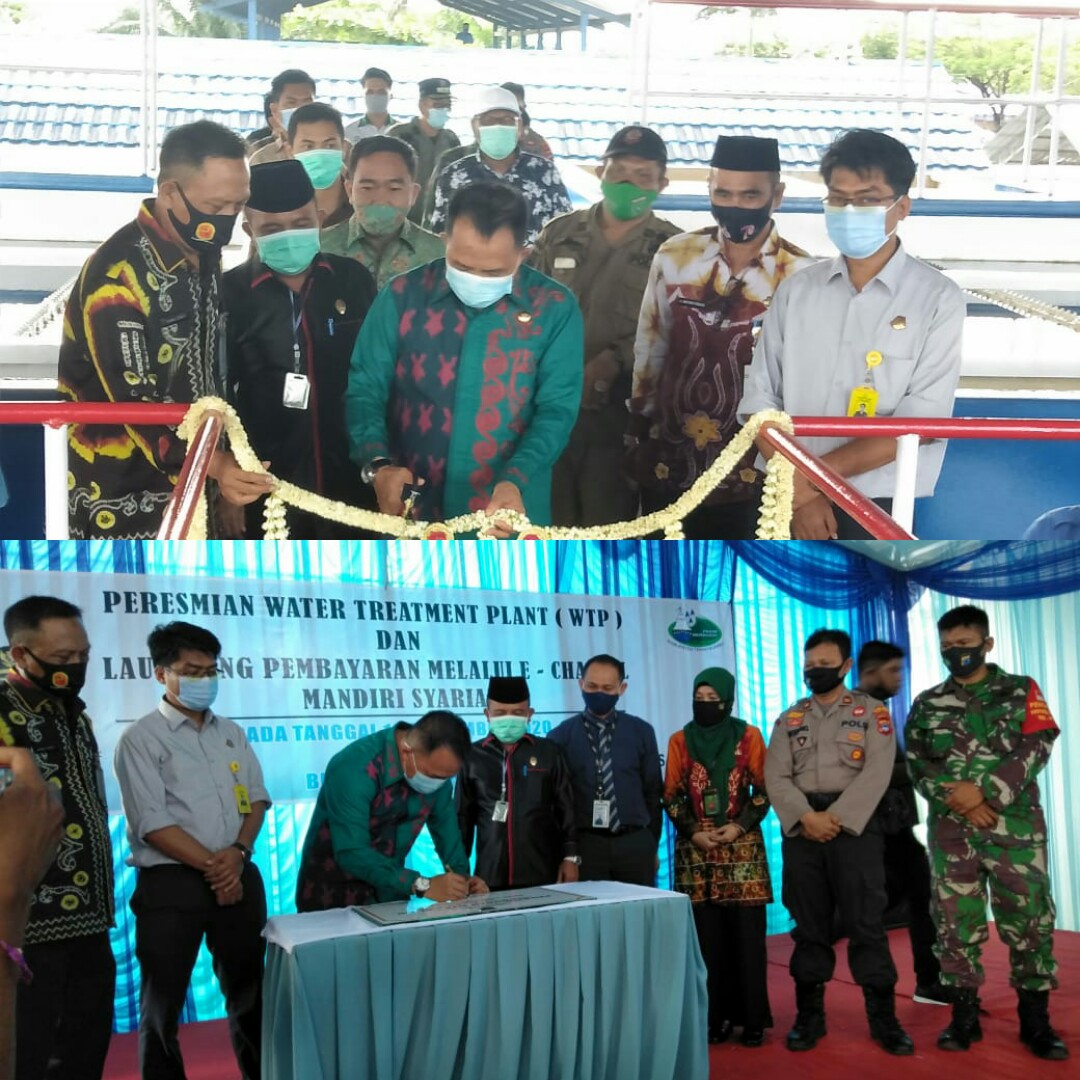 Bupati Tanah Bimbu Resmikan WTP PDAM Bersujud dan Launching Pembayaran Melalui E-Channel