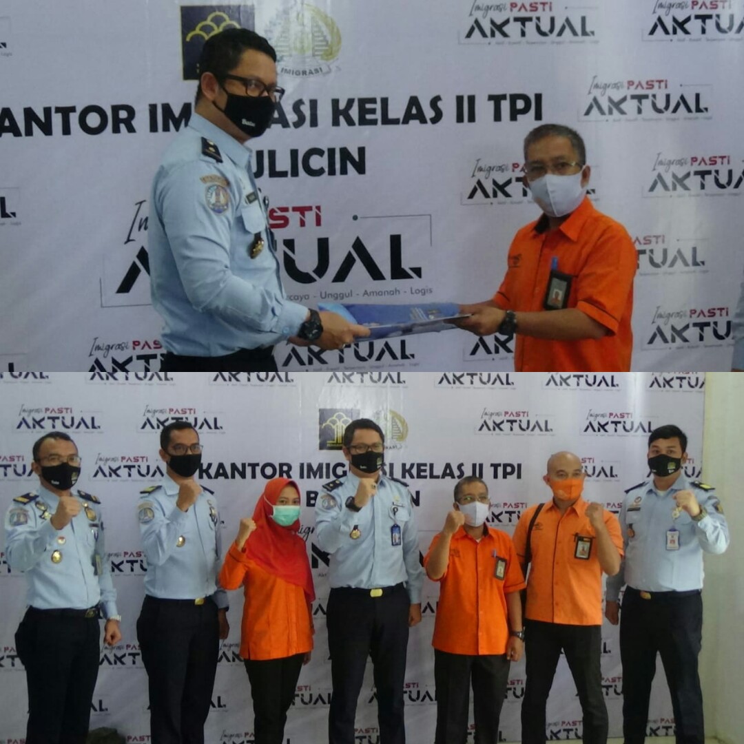 Kantor Imigrasi Kelas II TPI Batulicin Gandeng Kantor Pos Guna Permudah Pengurusan Pasport