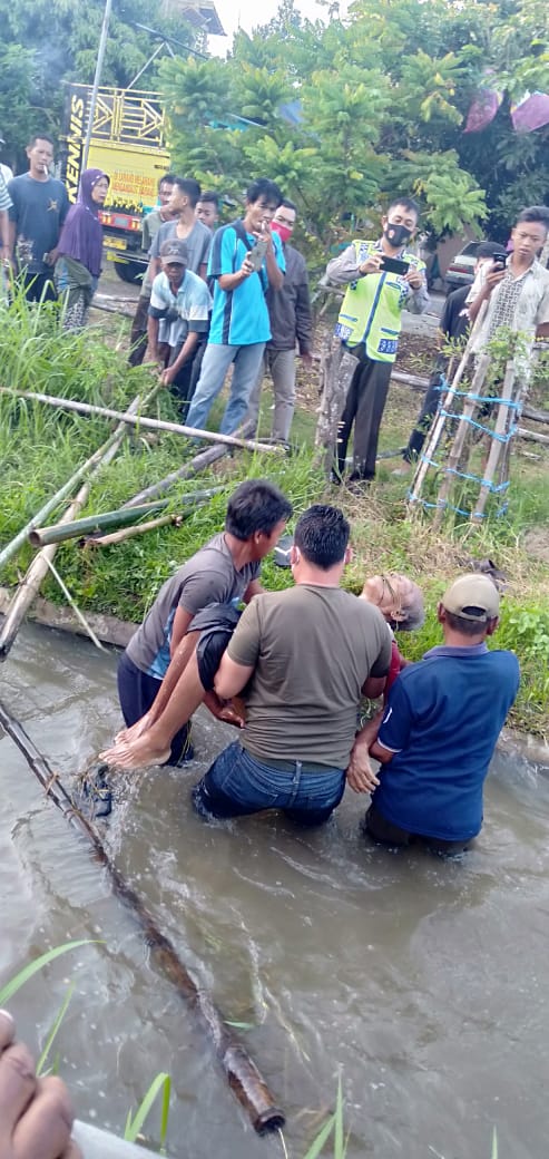 Diduga Terpeleset saat BAB Lansia Tewas Di Sungai Tersier