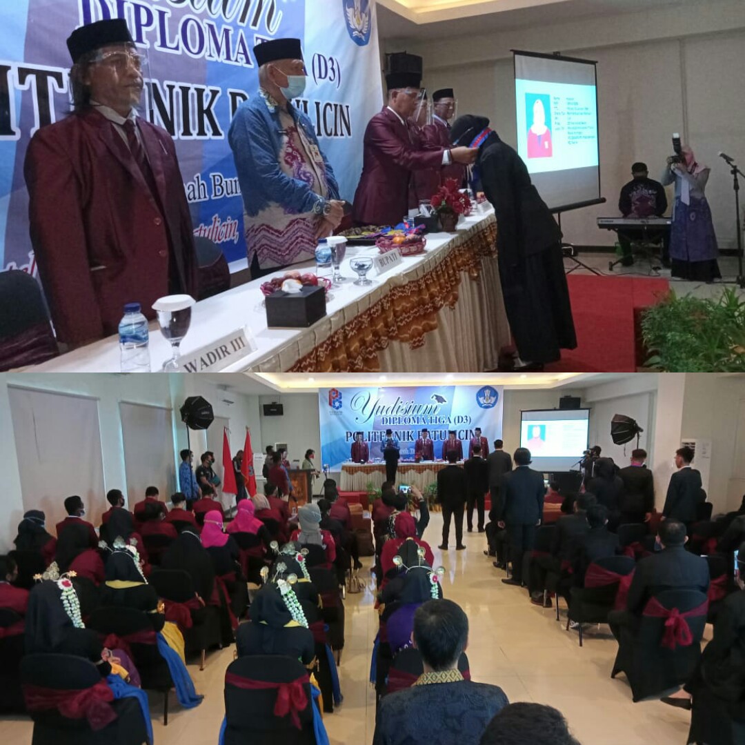 Dihadiri Wakil Bupati, Politeknik Batulicin Menggelar Yudisium Pertama Diploma Tiga (D3)