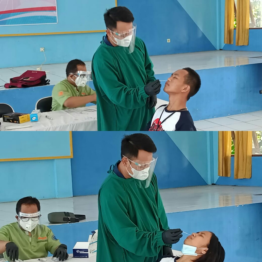 SMKN 2 Simpang Empat Rapid Test 7 Siswa Program ADEM Repatriasi