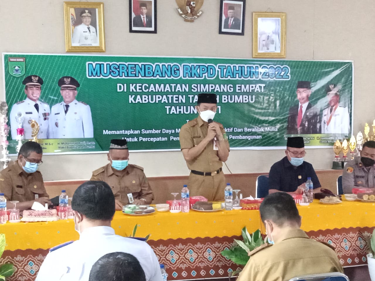 Pj Sekda Buka Musrenbang RKPD Tahun 2022 Kecamatan Simpang Empat