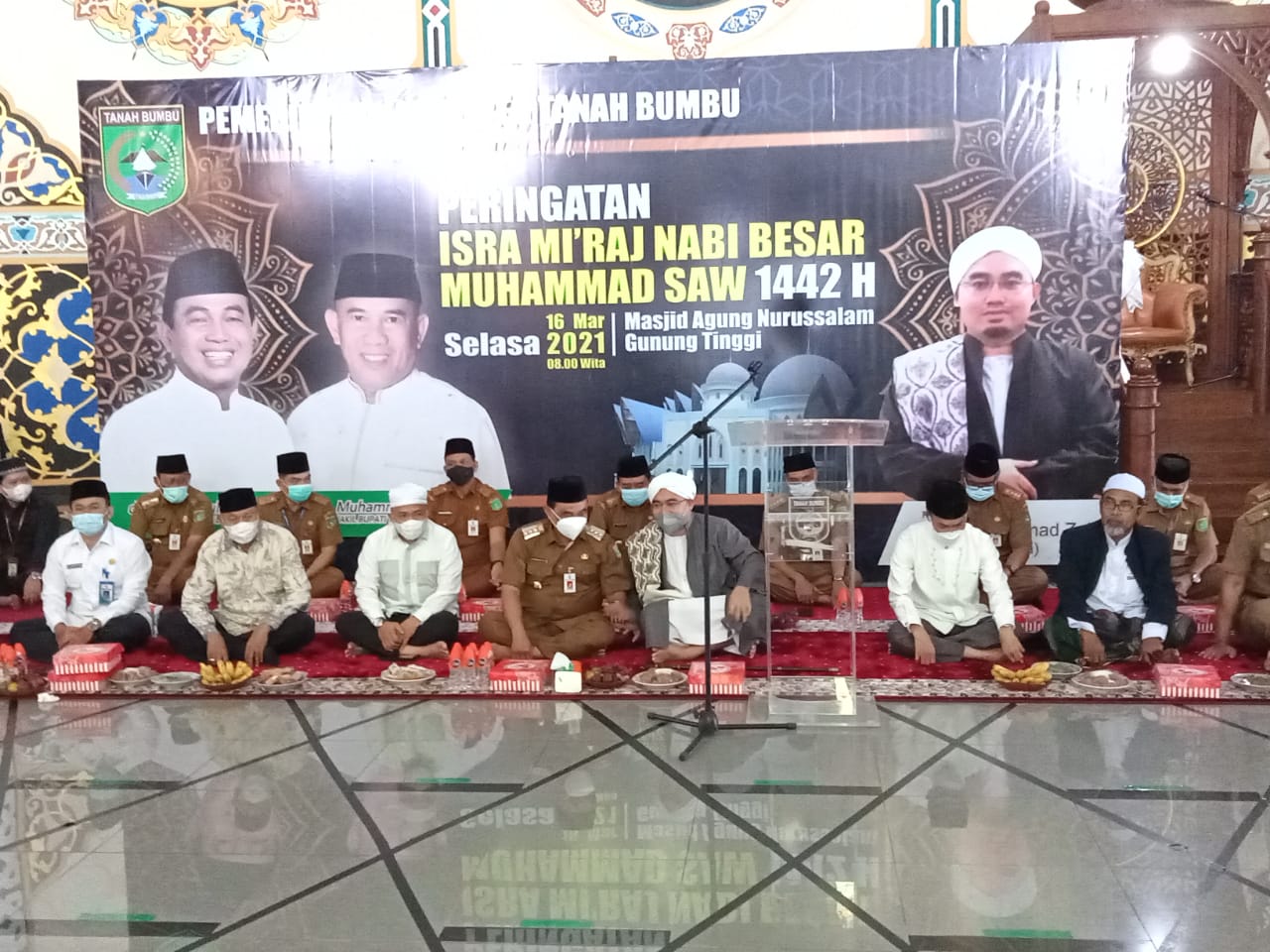 Pemkab Tanbu Gelar Peringatan Isra Mi’Raj 1442 H