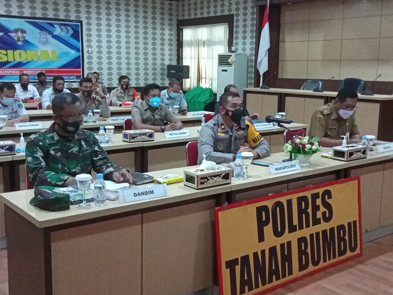 Polres Tanbu Ikuti Launching ETLE atau Tilang Elektronik Nasional