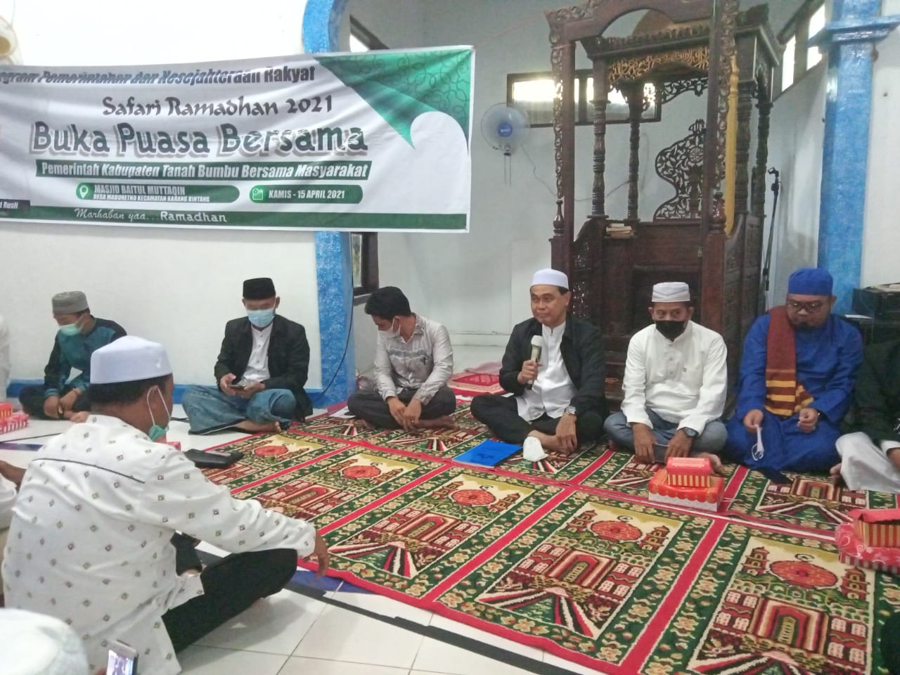 Hari Kedua Safari Ramadhan, Zairullah Sambangi Kecamatan Karang Bintang