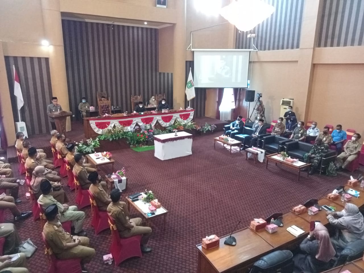 Bupati Tanbu Zairullah Azhar Tandatangani RPJMD Tahun 2021-2026