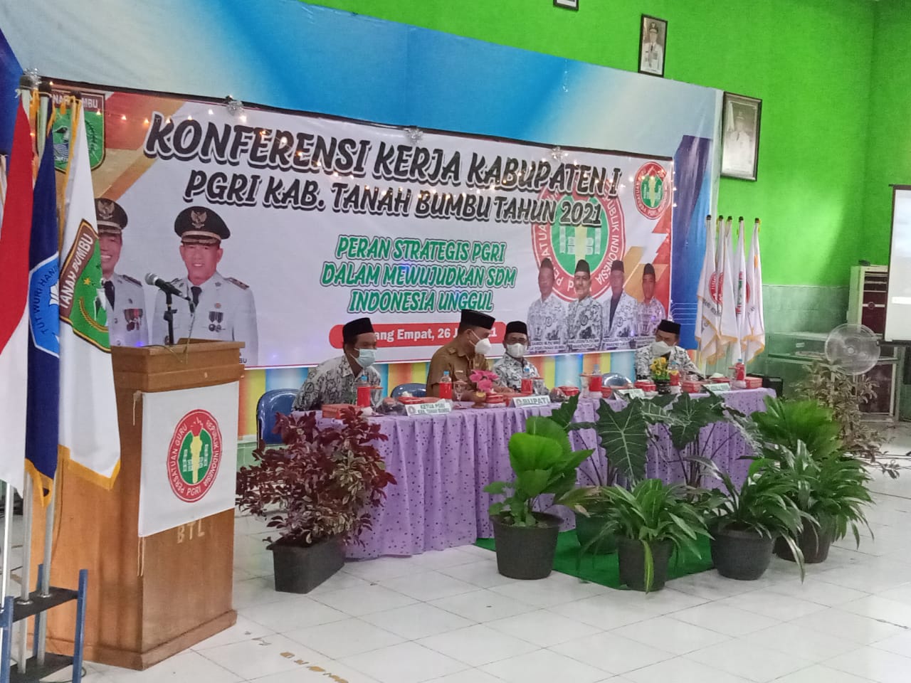 PGRI Tanbu Gelar Konferensi Kerja I Tingkat Kabupaten Tahun 2021