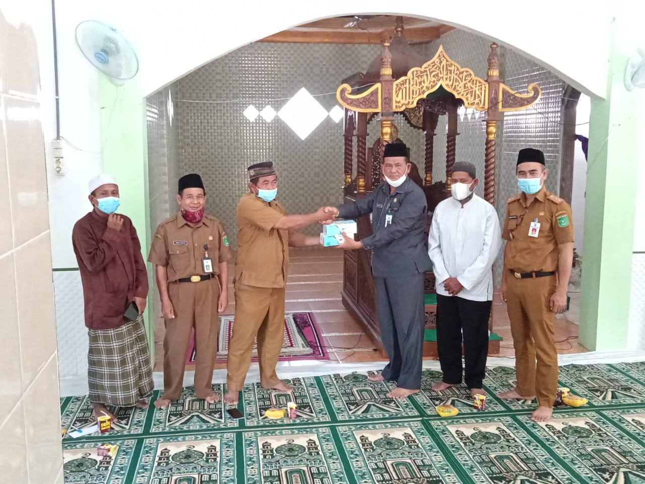 Salat Dhuha dan Dzikir Bersama, Kadis Perkimtan Tanbu Ajak Masyarakat Tetap Disiplin Prokes