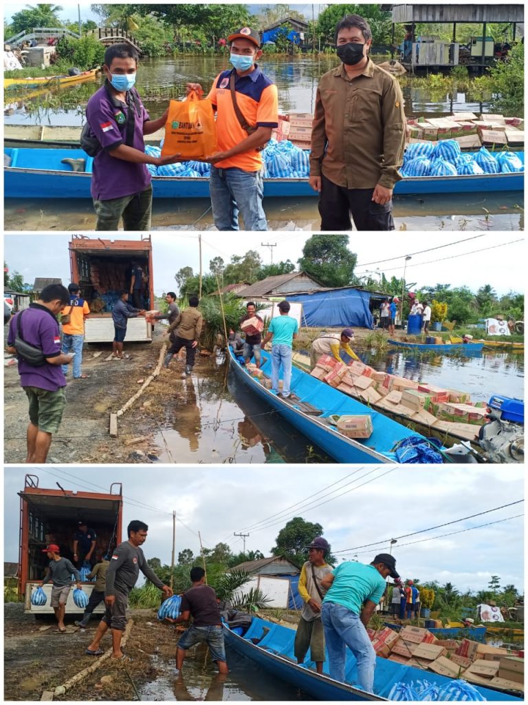 Bantu Warga Terdampak Banjir, Pemkab Tanbu Salurkan Bantuan