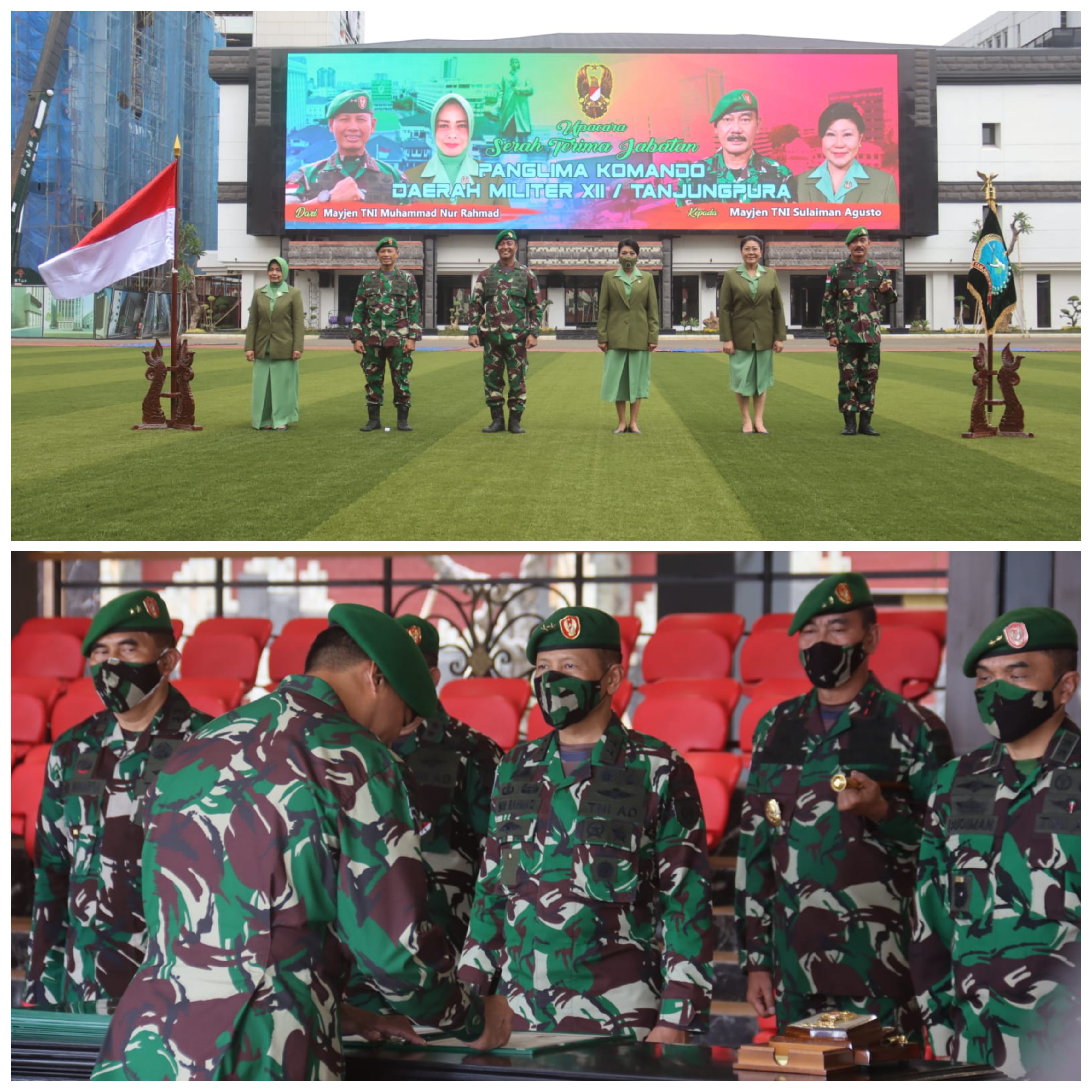 Mayjen TNI Sulaiman Agusto Resmi Jabat Pangdam XII/Tpr