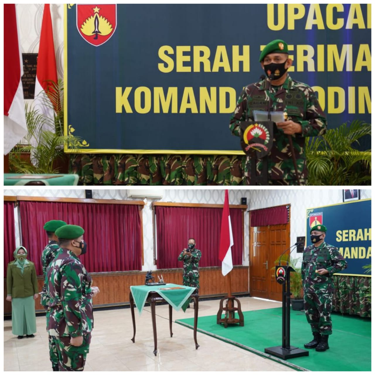 Danrem 071/Wijayakusuma Pimpin Serah Terima Jabatan Dandim 0712/Tegal