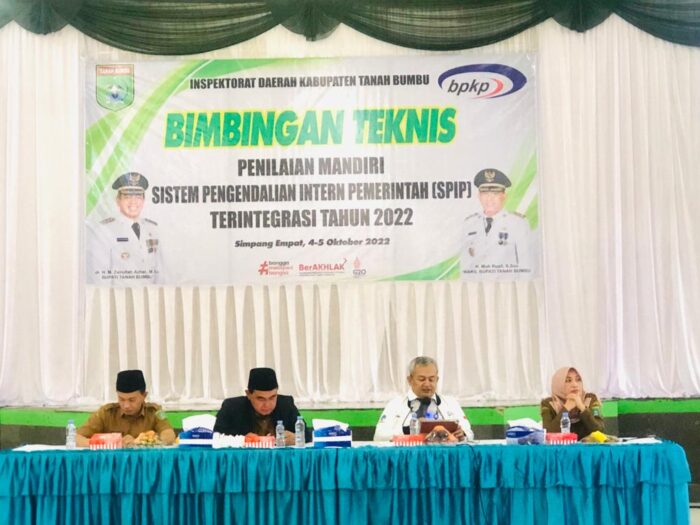 Dorong Transparansi Tata Pemerintahan, SKPD Di Tanbu Ikuti Bimtek SPIP