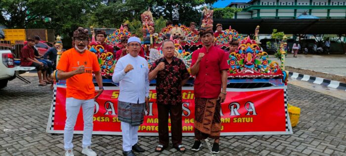 Gandeng Kelompok Seni Desa Sumber Makmur, Disbudporpar Tanbu Adakan Pentas Seni