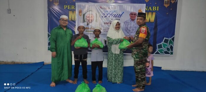 Semangat Gotong Royong, Posko Satu Jiwa Berikan Bantuan di Desa Kupang Berkah Jaya