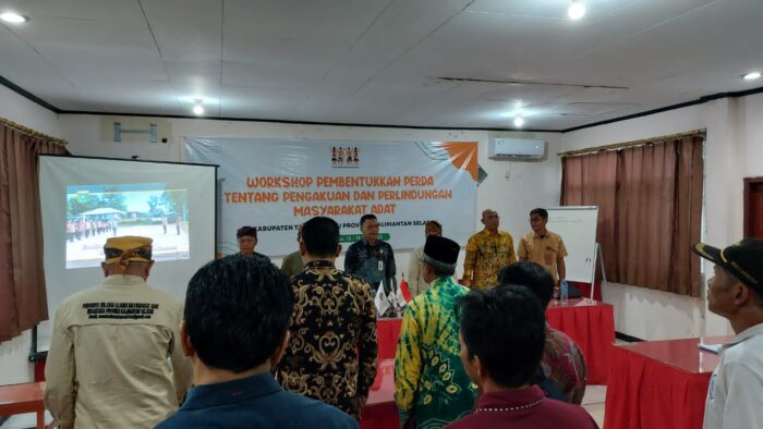 Bakesbangpol Tanbu Hadiri Workshop Pembentukan Perda Masyarakat Adat