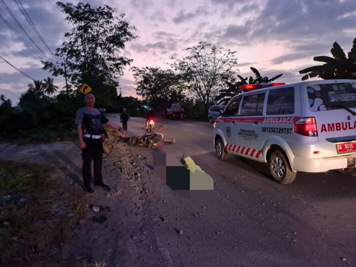 Tabrakan Dengan Mobil di Tanbu, Pengendara Motor Tewas di Tempat