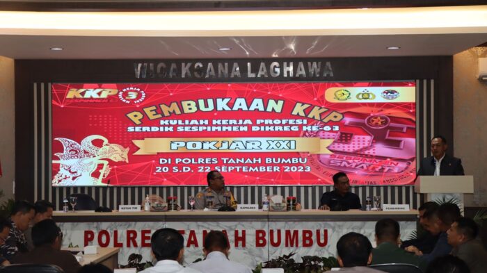 Dialog Sespim, Polres Tanbu Tingkatkan Wawasan Menuju Pemilu 2024