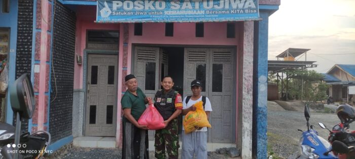 Posko Satu Jiwa Sambangi Dua Desa Dalam Aksi Jum’at Berkah