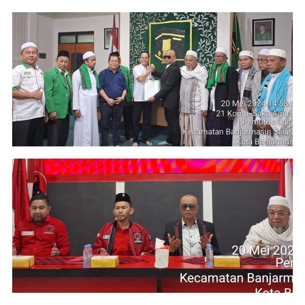 Siap Maju Bacagub Kalsel, Zairullah Azhar Serahkan Formulir Lamaran Ke PPP dan PDIP