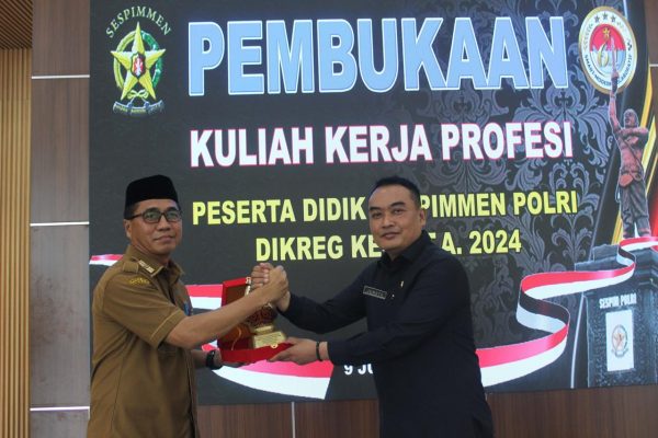 Polres Tanbu Sambut Peserta KKP Serdik Sespimmen Polri Ke-64