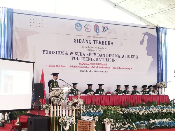 Wisuda Ke-IV Politeknik Batulicin, Cetak Lulusan Siap Kerja dan Berdaya Saing