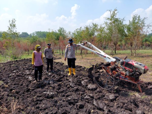 Polres Nganjuk Siapkan Lahan Seluas 0,28 Hektare yang Akan Ditanami Jagung