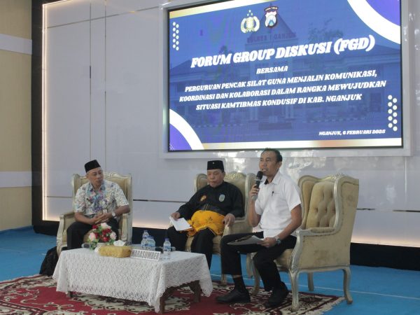 Perguruan Pencak Silat di Nganjuk Bersatu, Ikrar Jaga Kamtibmas Kondusif