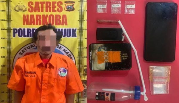 Polres Nganjuk Tangkap Empat Pengedar Sabu dalam Operasi Pekat Semeru 2025