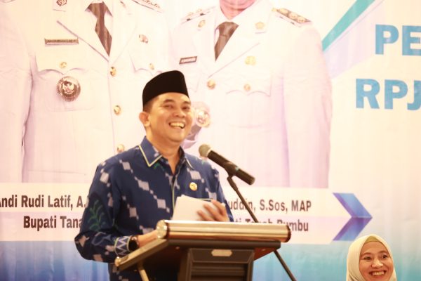 Bupati Tanbu Andi Rudi Latif Sampaikan Kiblat Pembangunan Daerah dalam FKP RPJMD 2025-2030