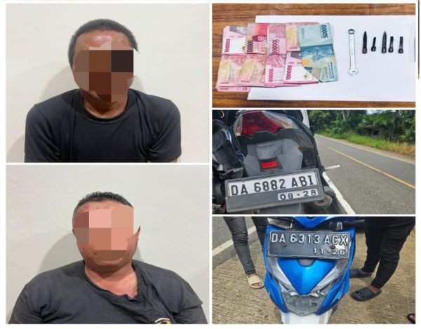 Uang Rp60 Juta Digondol Maling dari Jok Motor, Polsek Angsana Tangkap Pelaku